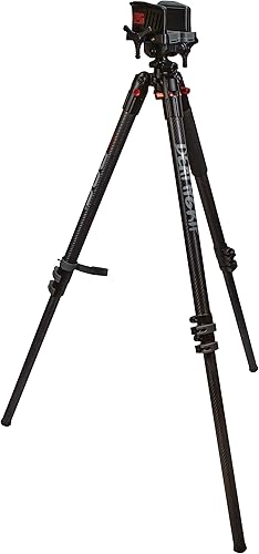 BOG DeathGrip Tripod with Durable Frame, Lightweight, Stable Design, Bubble Level, Adjustable Legs, Shooting Rest, and Hands-Free Operation for
