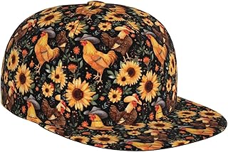 Gothic Raven Crow Roses Witchy Moon Halloween Cap Baseball Caps Sun Hip Hop Hat Adjustable Snap Hats for Men and Women