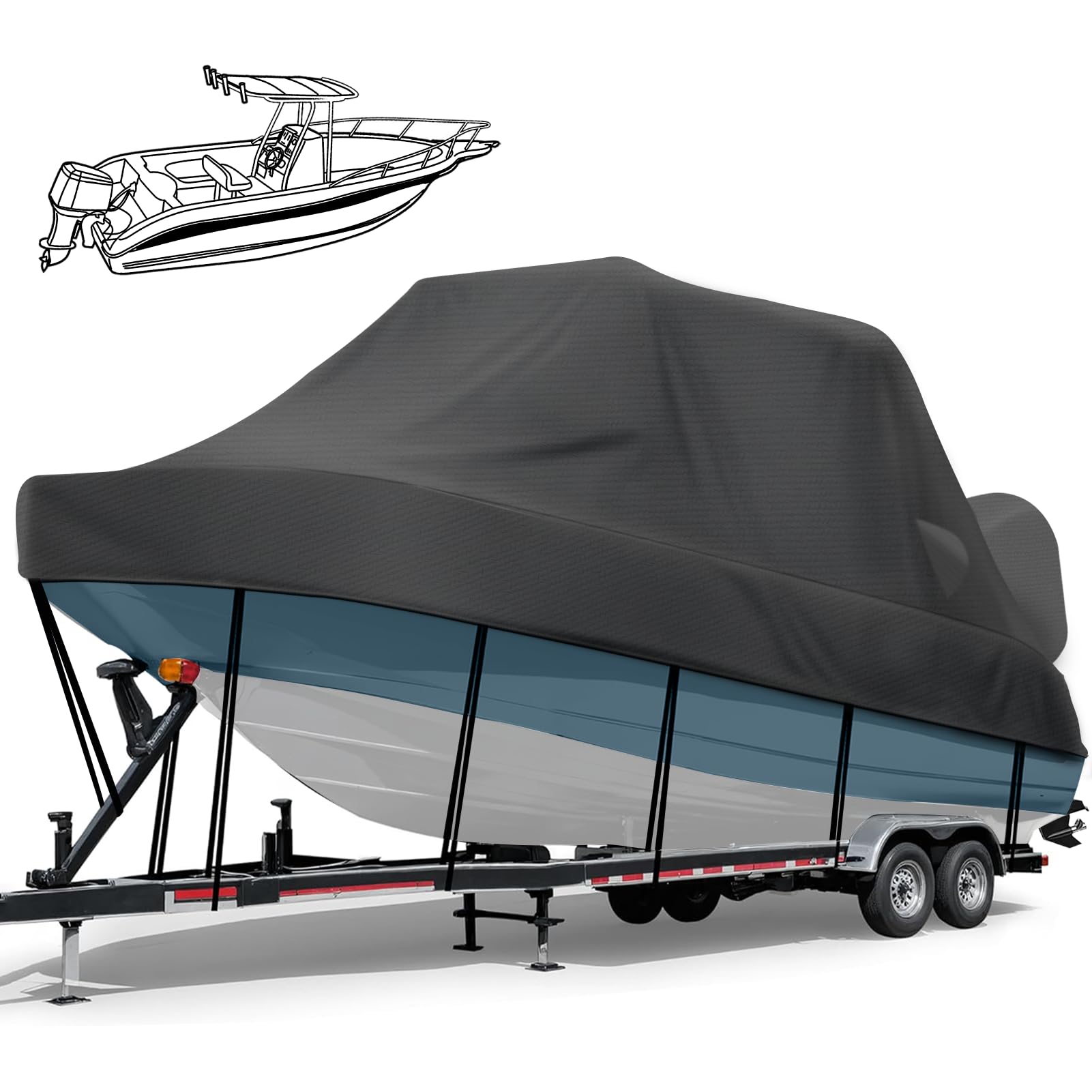 Mionovity T-Top Boat Cover