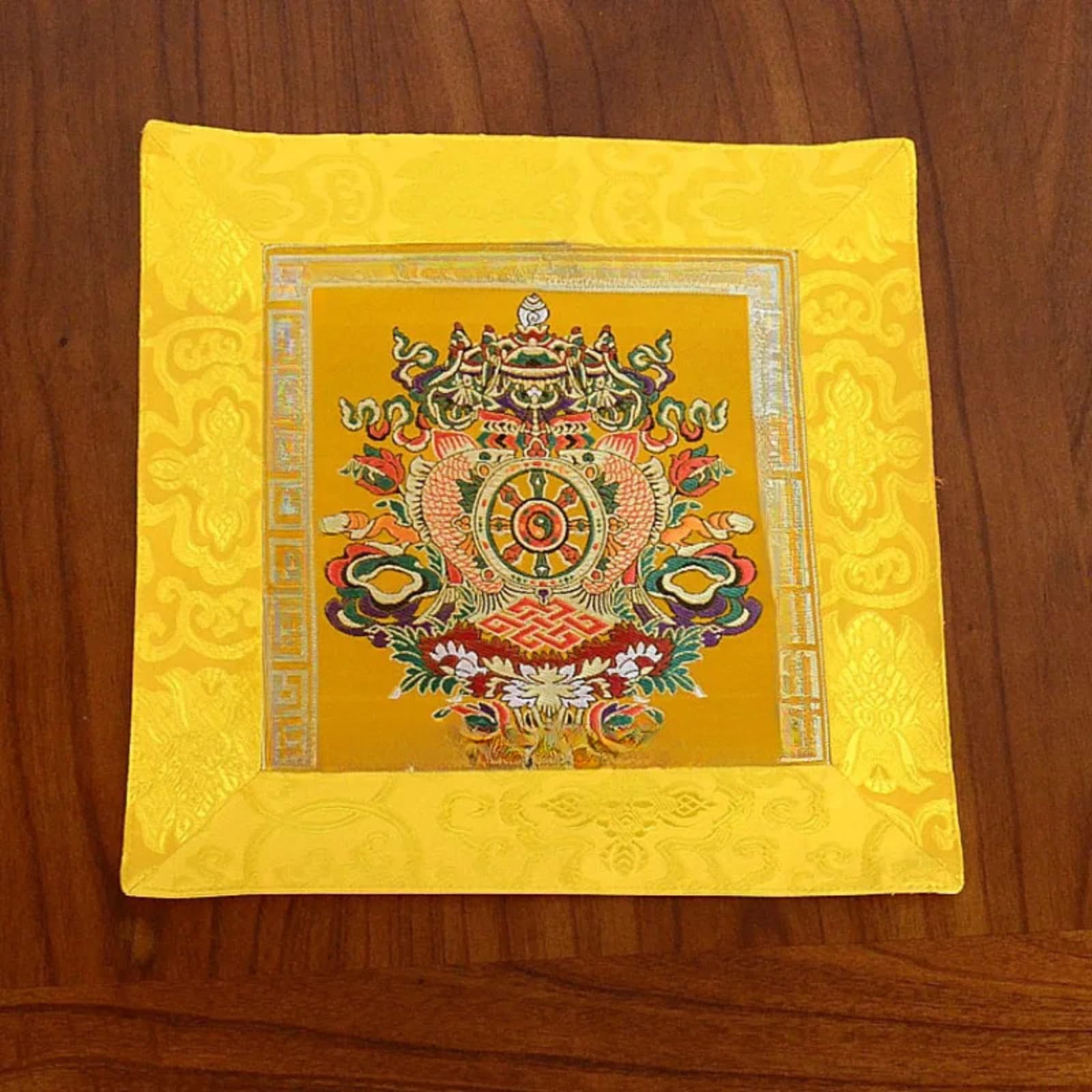 Coussin tibétain double couche 50 cm pour corriger la posture d'assise au sol