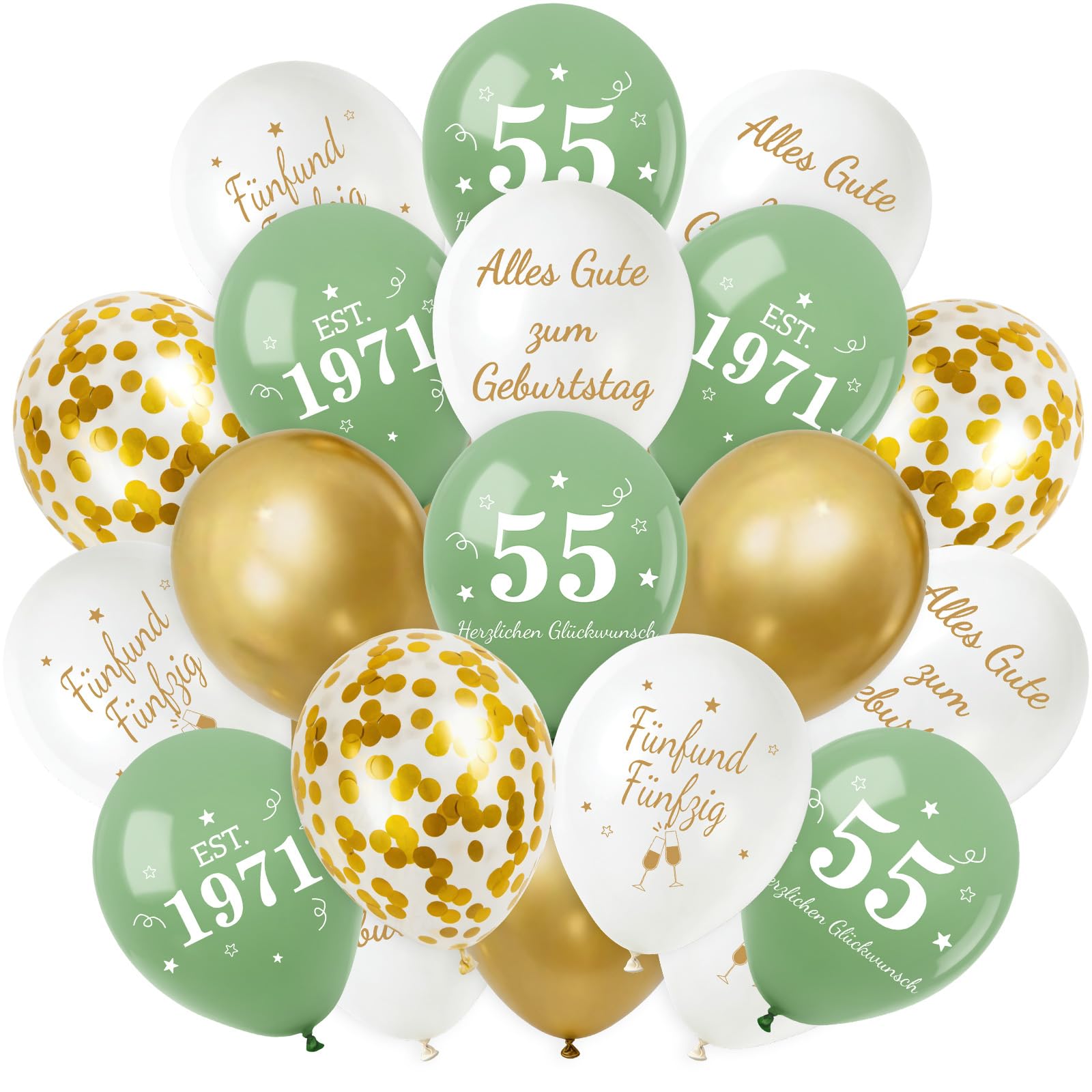 Smlper 30 Stück Luftballons 16 Jahre Geburtstag,16er Deko Mädchen,Luftballons Roségold, Happy Birthday Latex Ballons,Alles Gute zum Geburtstag Geburtstagsdeko, Konfetti Ballon Party