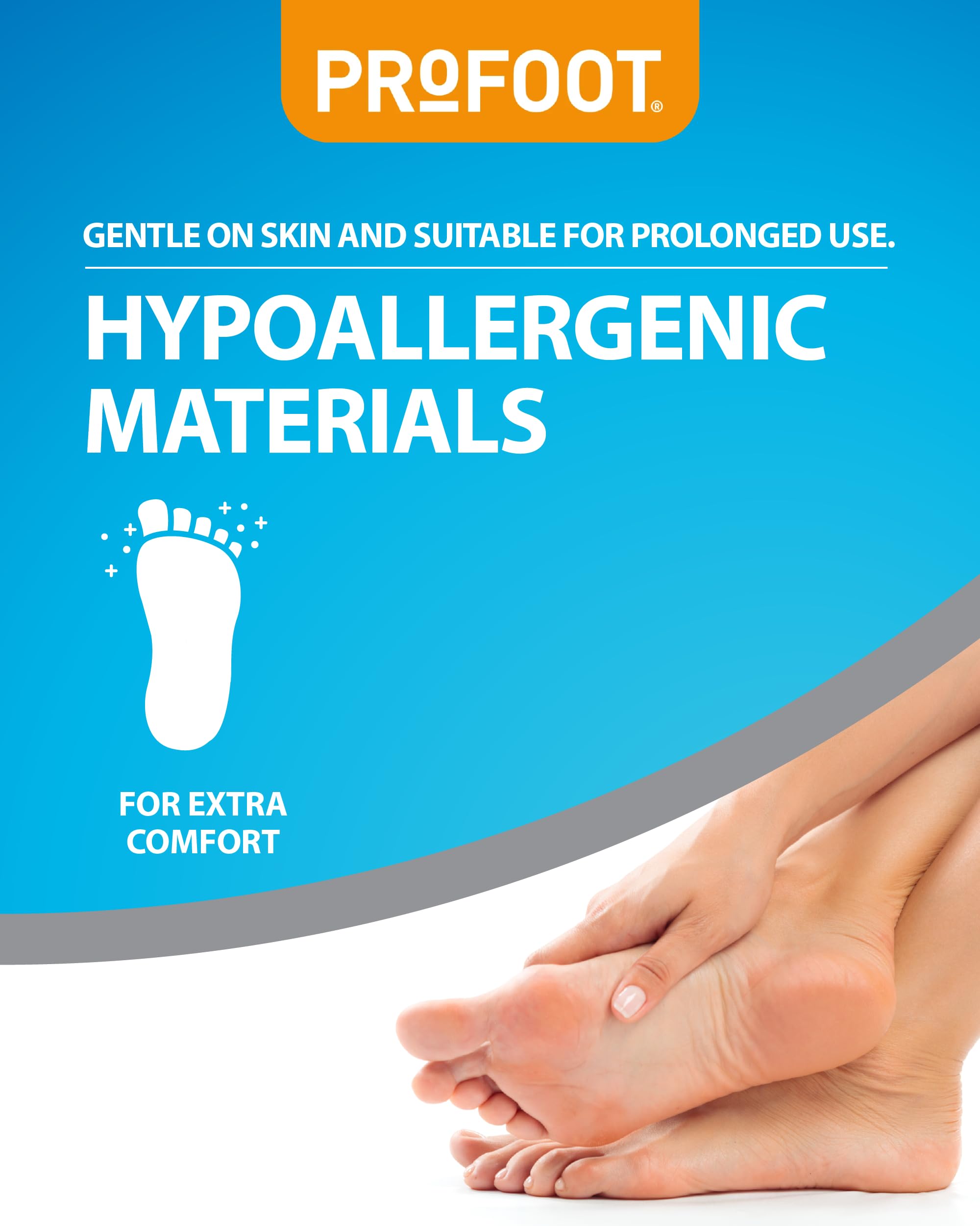 Profoot Soft Gel Toe Protectors - Pain Relief for Corns, Hammer Toes, and Overlapping Toes - Toe Protectors for Feet - (2 Pack)