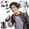 Smart Tracking Mechanical Arm Foam Blaster - Robot Arm Tracking Blaster Wearable & Cool Inductive Robot Shoulder Mount, Dual Control Cosplay & Inductive Game for Teens Adults (A)