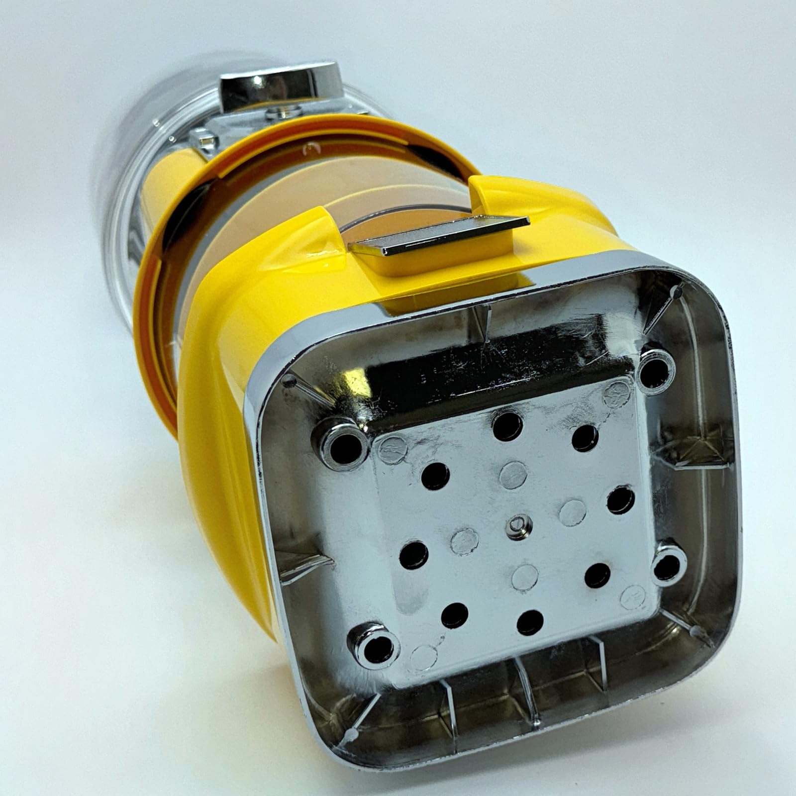 Mini Spiral Kaugummiautomat und Süssigkeitenautomat, Warenautomat mit Rutschbahn für kleine runde Artikel, attraktiver Verkaufsautomat für Kinder, robuster Süsswarenautomat ohne Strom (gelb)