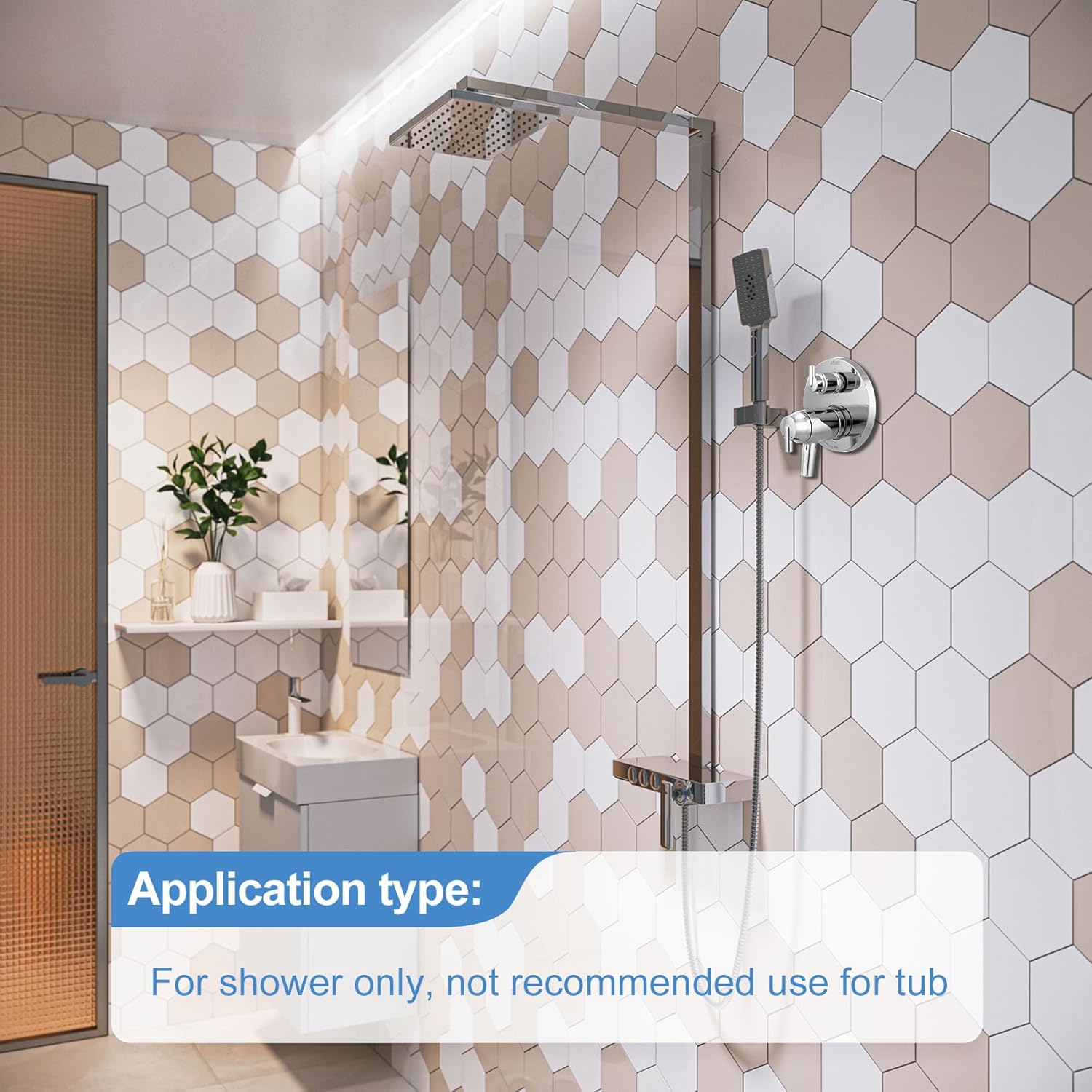 Brass Universal Shower Valve with Integrated Diverter