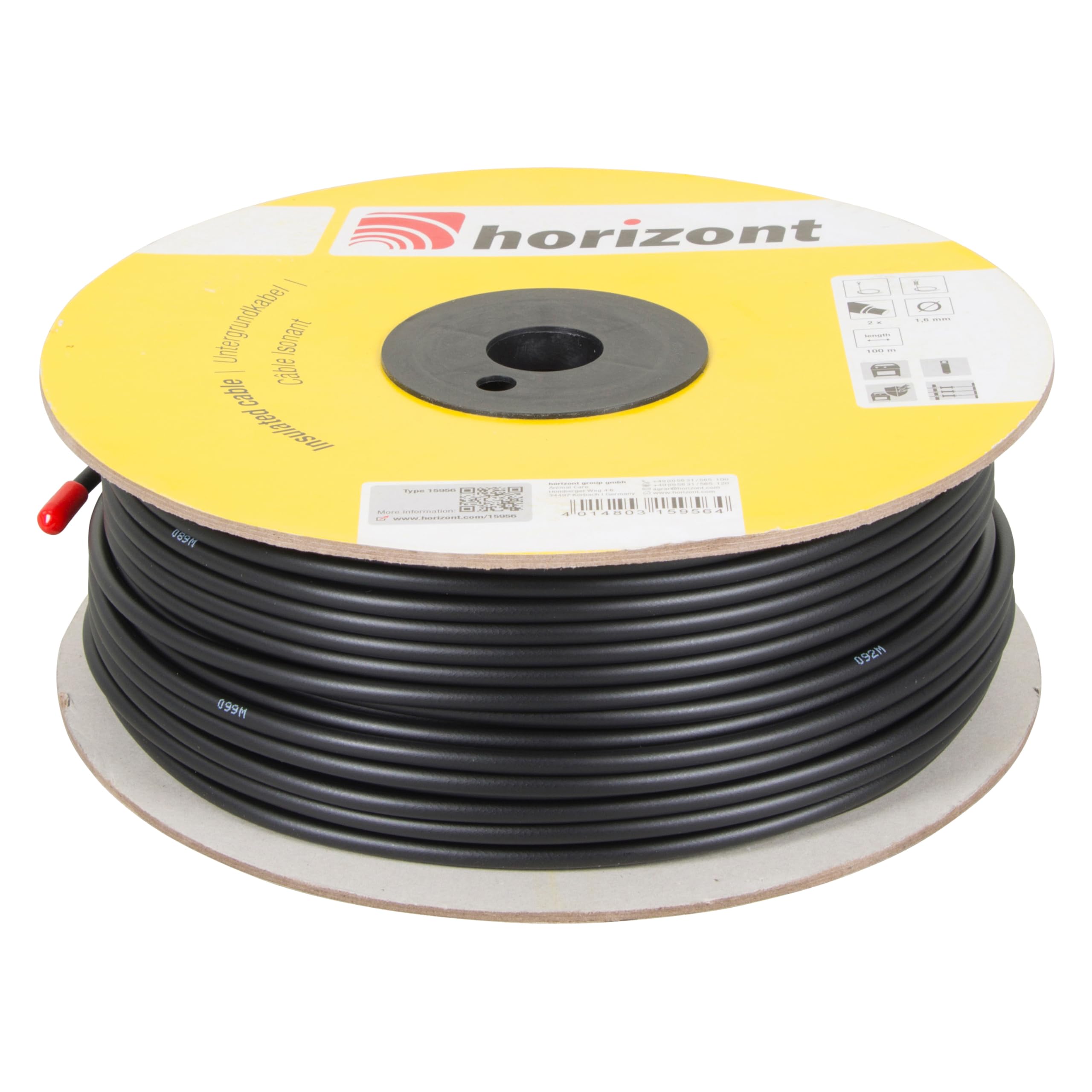 Horizont Cable subterráneo 1,60 mm X, 100 M-Spool