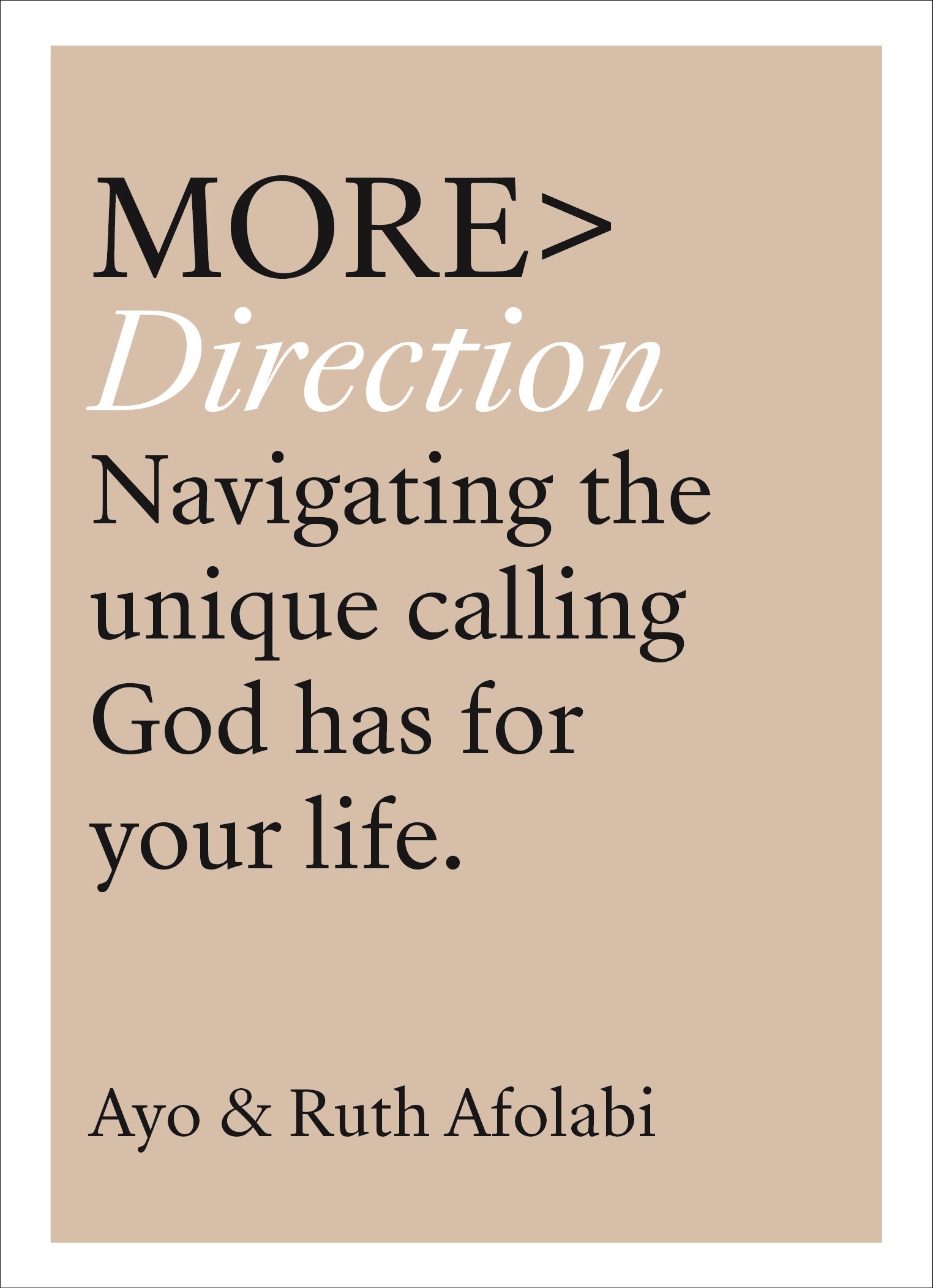 More Direction (more BOOKS)