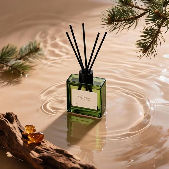 Reed Diffuser, 120ml Sandalwood Scented for 90 Days