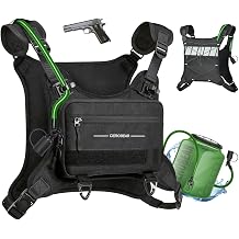 CEROBEAR Hiking Hydration Backpack Running Vest with 2L TPU Water Bladder | Lightweight Breathable Reflective Running Chest Pack for Men Women Ideal for Hiking Cycling Marathon