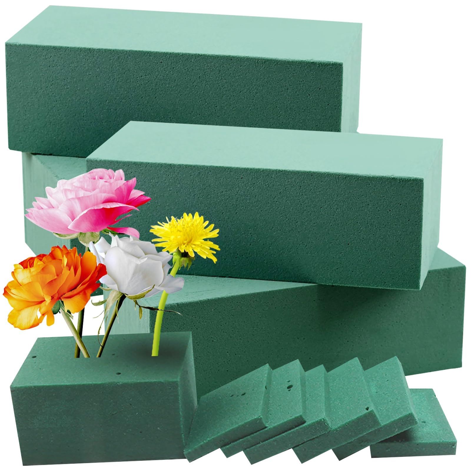 Boules 9cm Filet Vert Lot De 4 Boules De Mousse Florale Humide De 9 Cm Dans Le Fourniture Décoration Florale