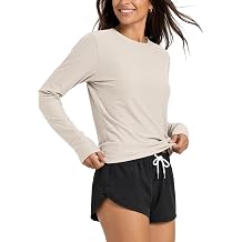 ODODOS Women's All-Day Comfort Long Sleeve Crewneck Tee - odSTRATUM Tech