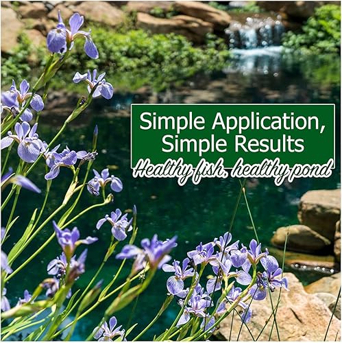 Miniatura 5 de Natural Waterscapes Remedio para estanques  Paquetes de limpieza de estanques Koi  Trata hasta 16,000 galones