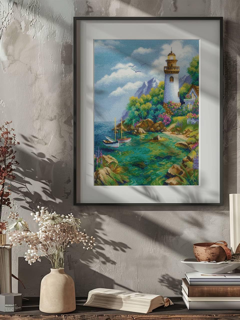 Quiet Harbor Cross Stitch Kit by Riolis