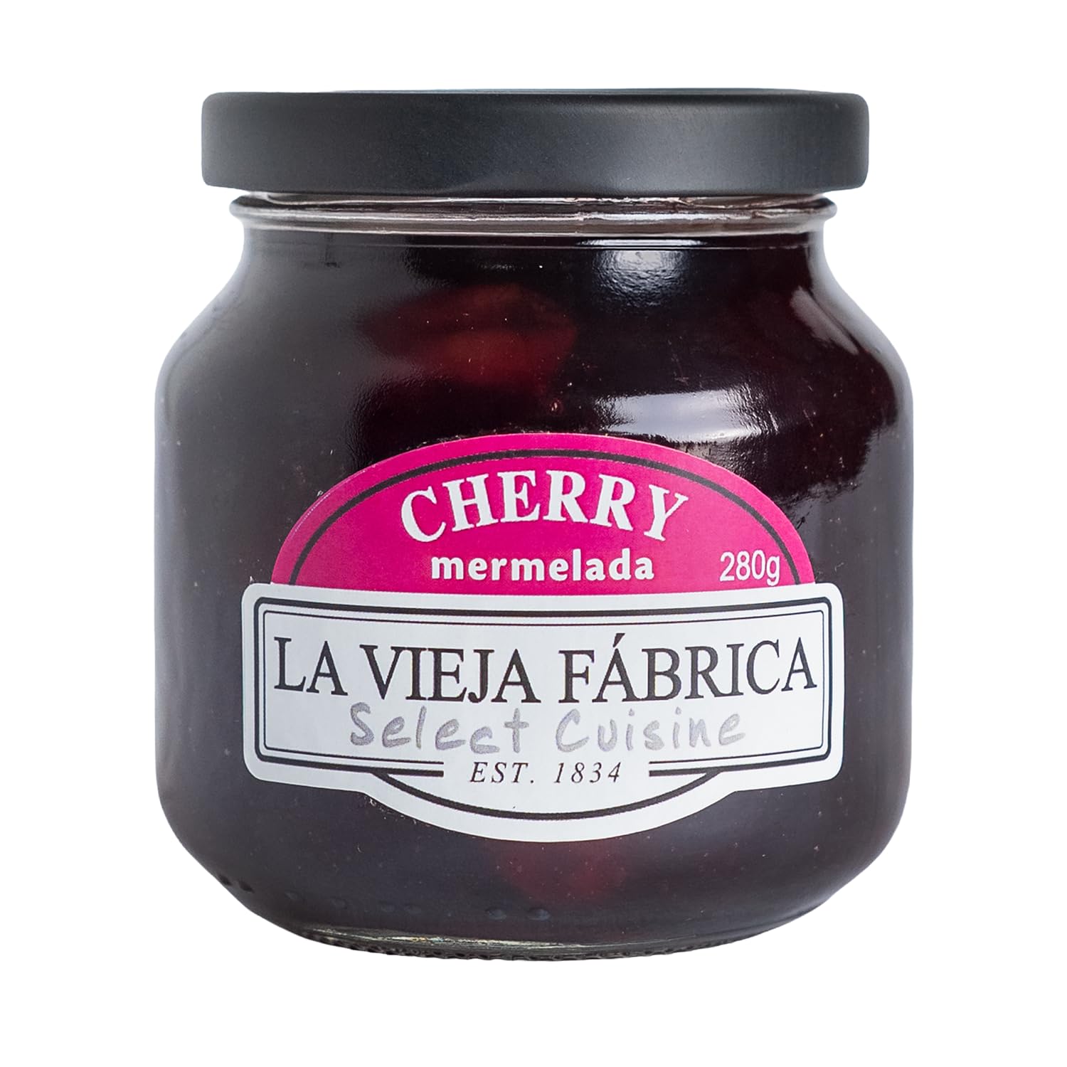 LA VIEJA FABRICA Cherry Gluten Free Marmalade/Fruit Spread/Pulp,280g