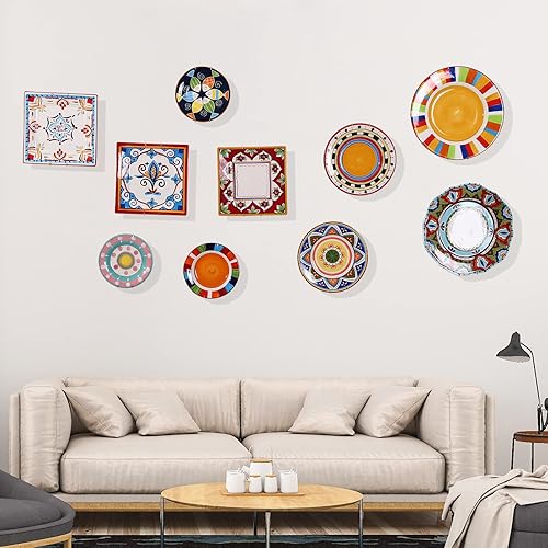 Vista 15 de 10 ganchos de pared de acero inoxidable, soportes decorativos invisibles de 12 pulgadas, viene con 12 ganchos de pared