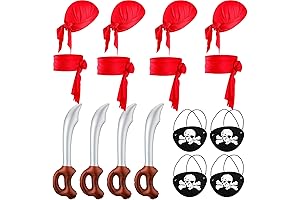 Don't Miss This 16-Piece Zubebe Pirate Costume for Halloween Bash