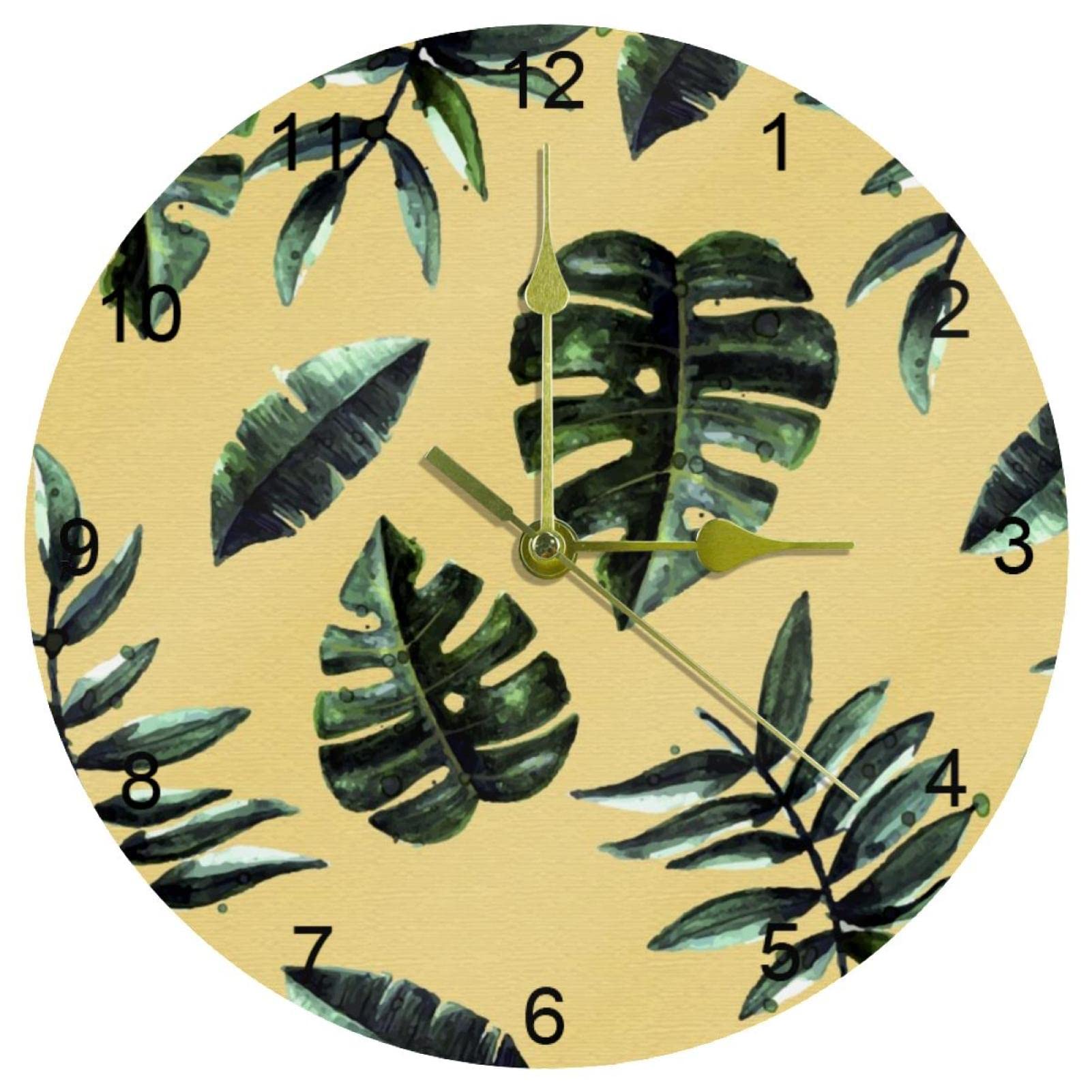 Horloge murale silencieuse facile à lire pour rompre avec le bruit des aiguilles
