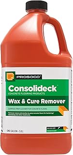 Prosoco Wax and Cure Remover | Surface Prep Cleaner for Concrete Floors - Trusted by Professionals (1 GALLON)