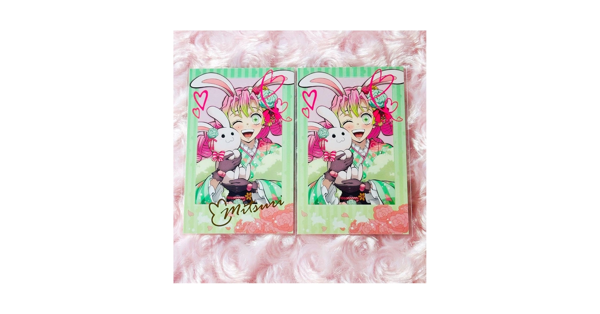 Amazon.co.jp: 鬼 滅 甘露寺蜜璃 卯年 チェキ風カード : おもちゃ