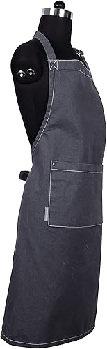 Miniatura 5 de Amour Infini - Delantal estampado, 100% algodón, diseño familiar de 27.5 x 33 pulgadas