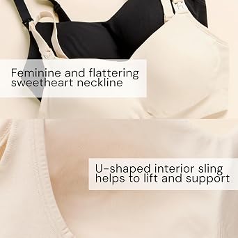 Bravado Designs Women's Nursing Bra for Breastfeeding, Intrigue Balconette Supportive Seamless Wirefree Maternity Bra