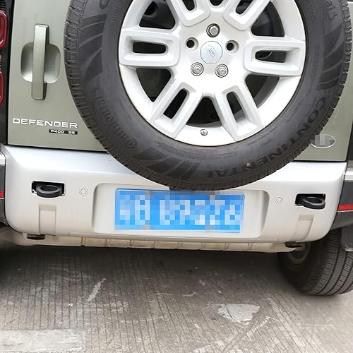 Miniatura 3 de Gancho de remolque resistente de aleación de aluminio para Land Rover Defender 90 110 2020-2022 Kit para accesorios de remolque (2 unidades, negro)