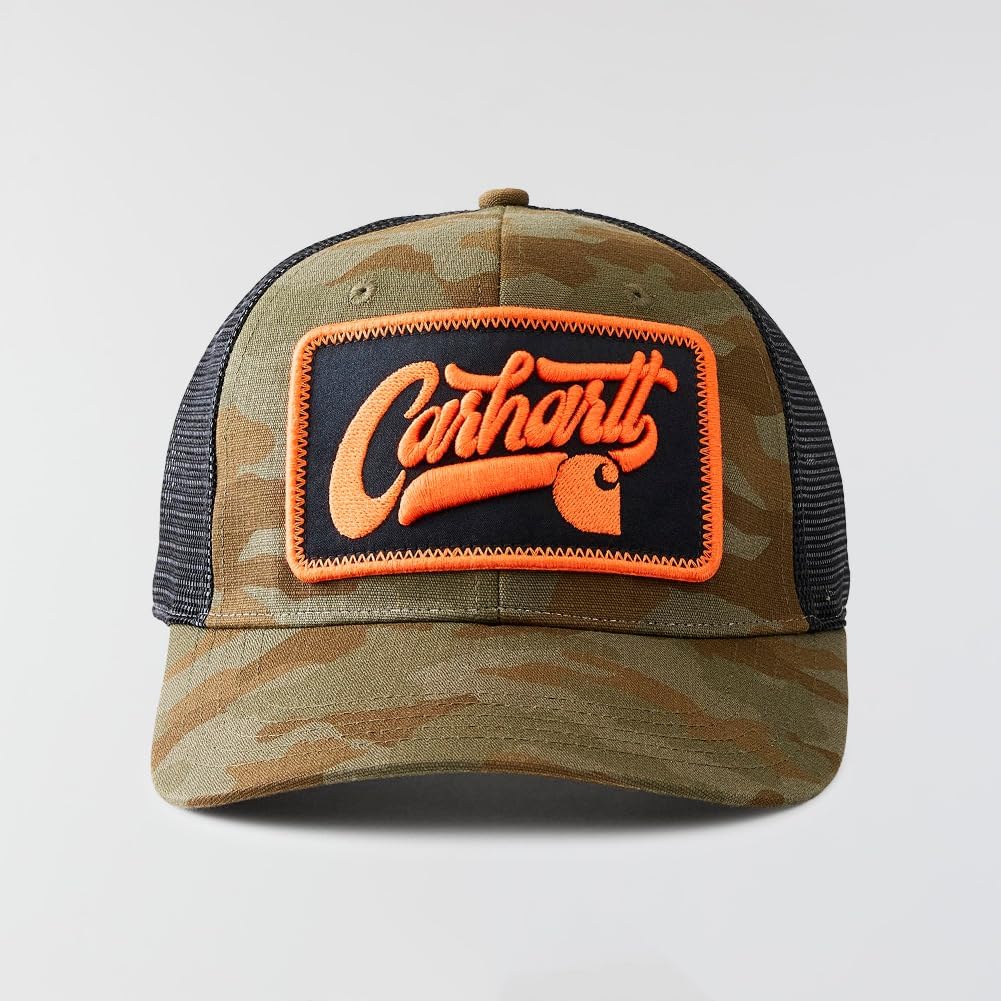 Carhartt Men's Ripstop Mesh-Back Camo Cap