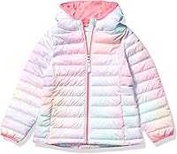 Vista 1 de Tienda Essentials Girls and Toddlers' Lightweight Water-Resistant Packable Hooded Puffer Jacket