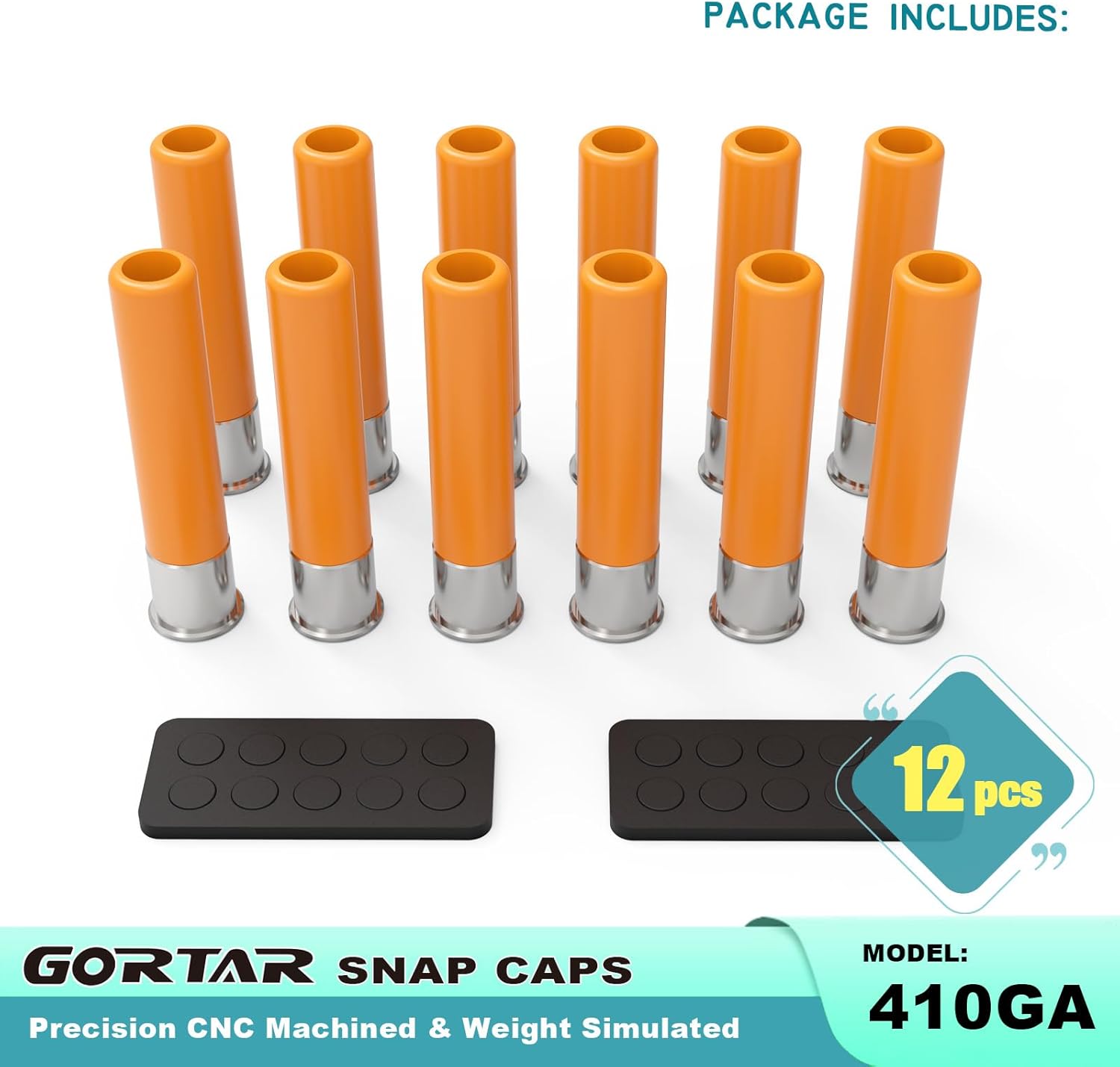 GORTAR Snap Caps Training Dummy Rounds Practice Safe Loading Firing Close to Real Weight