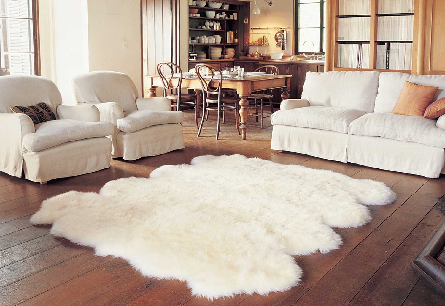 Buy Genuine SuperSoft Sheepskin Rug for Living Room / Bedroom Large