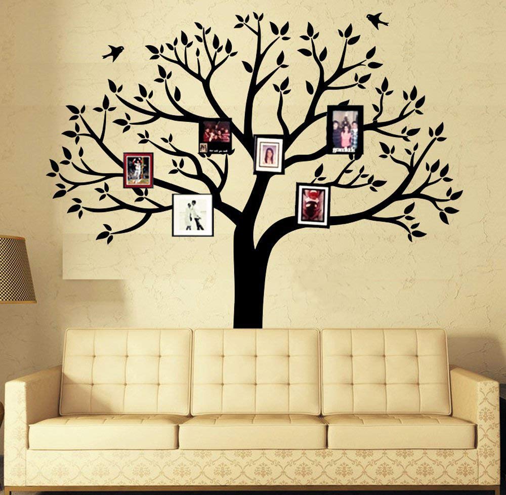 Large Family Photo Tree Wall Decor Wall Decal Family Tree Wall Decals Family Tree Wall Decor Tree Branch Family Like Branches On A Tree Wall Decorations-The Only Décor for Living Room & Bedroom