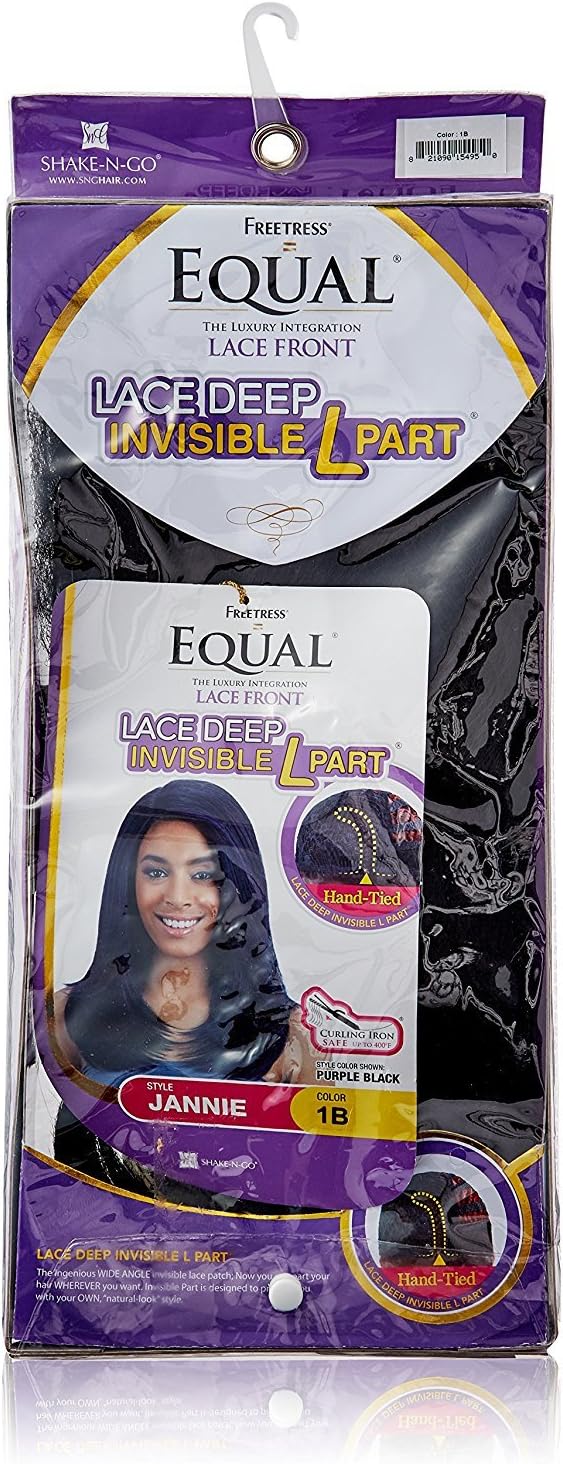 Freetress Equal Synthetic Lace Front Deep Invisible L Part Wig - Jannie-1