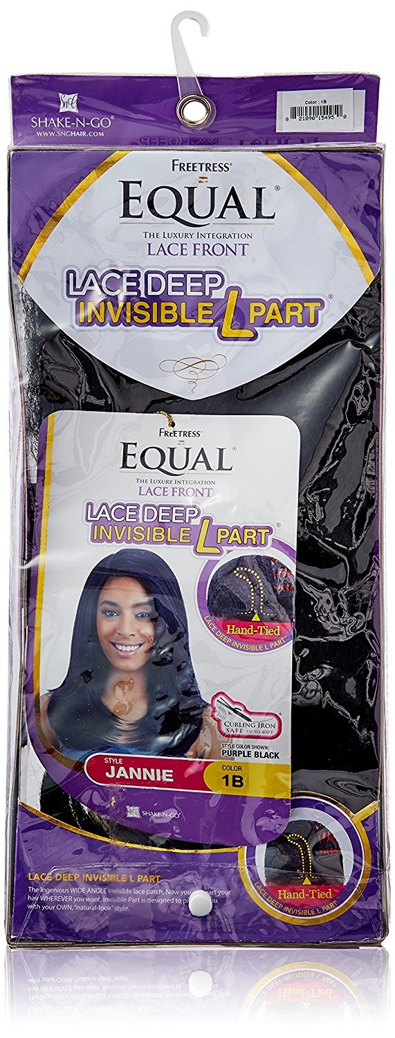 Freetress Equal Synthetic Lace Front Deep Invisible L Part Wig - Jannie-1
