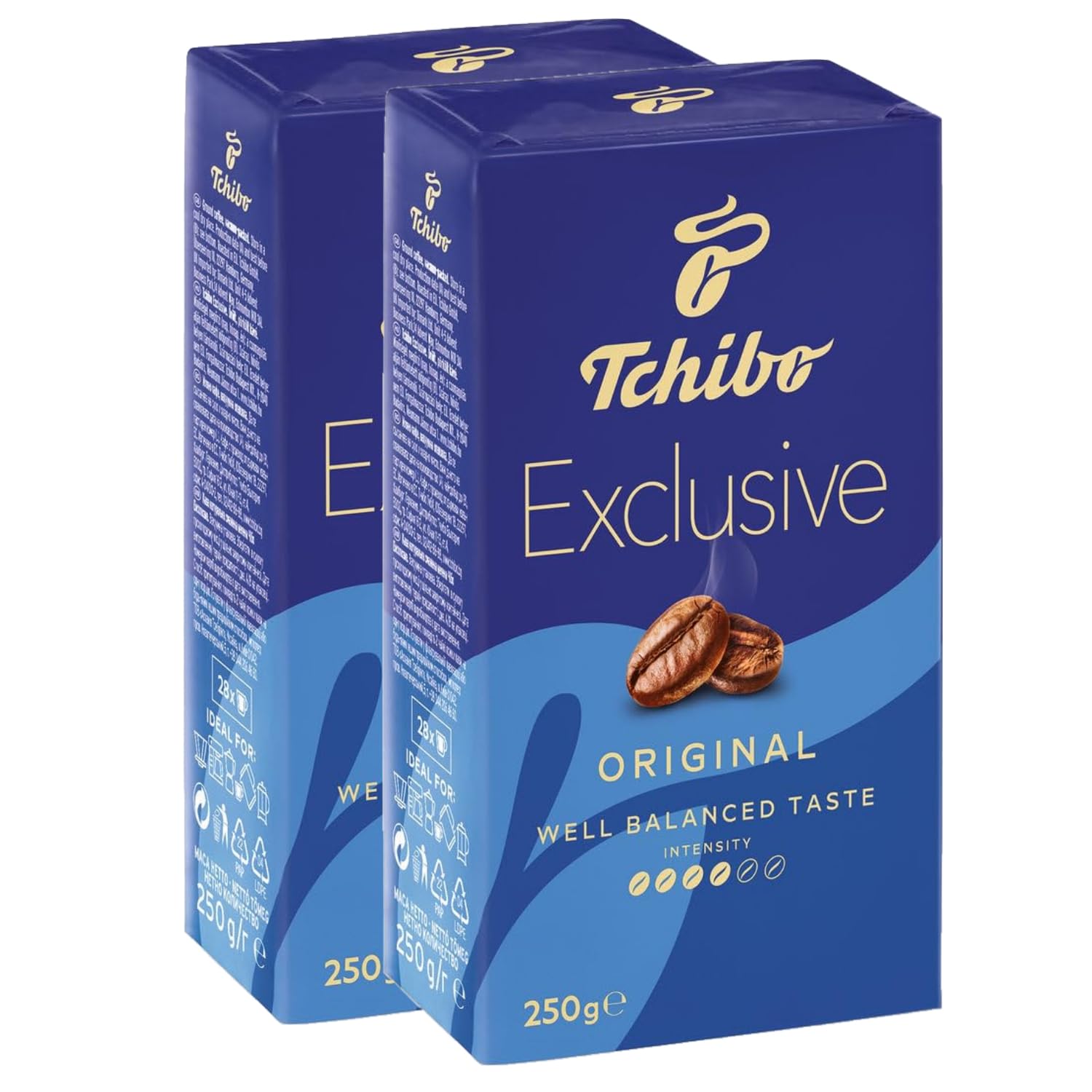 Amazon.com : Tchibo Exclusive Ground Coffee - 250g : German Food