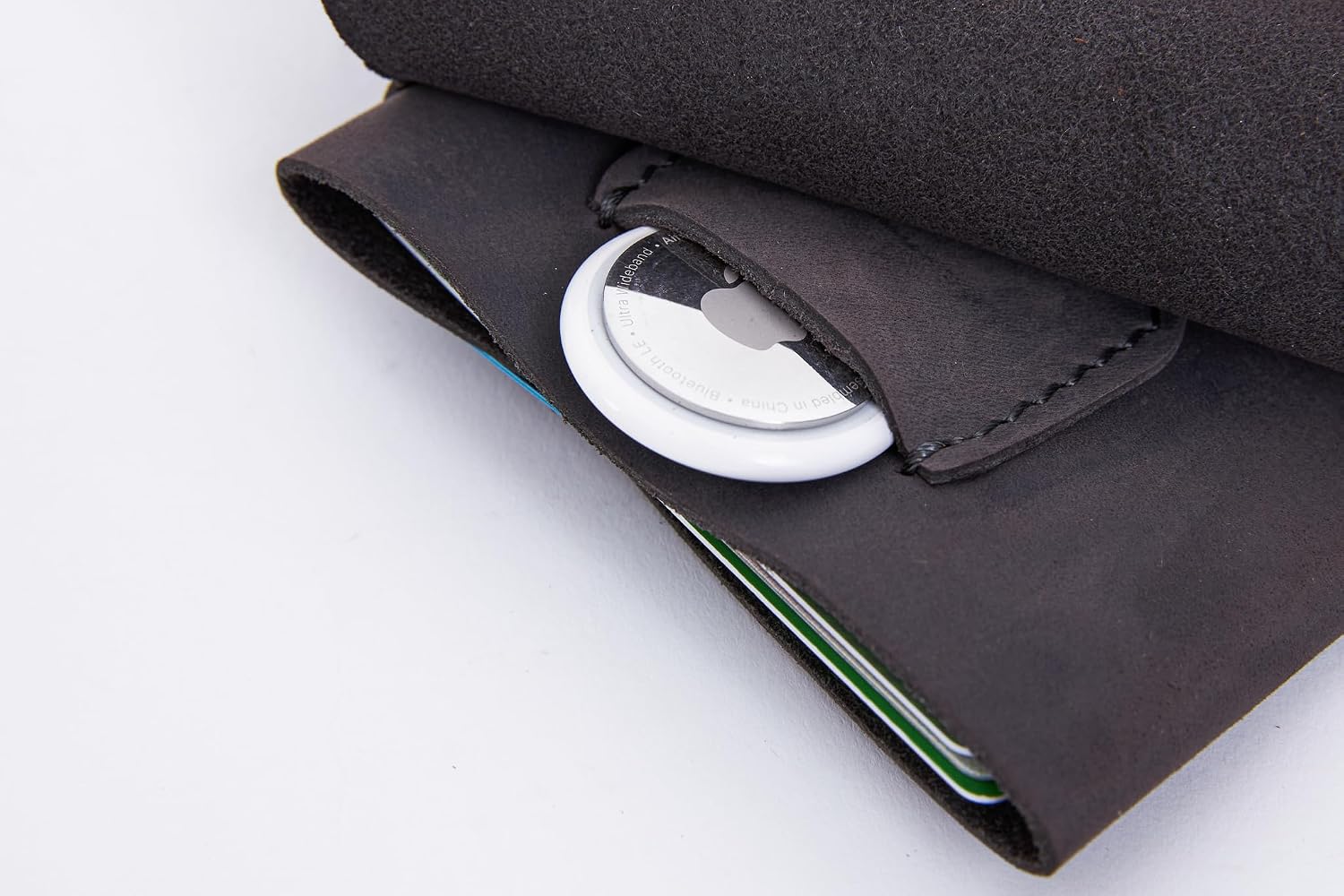 CITYSHEEP AirTag Wallet Air Tag Card Holder Real Full Grain Leather image 2