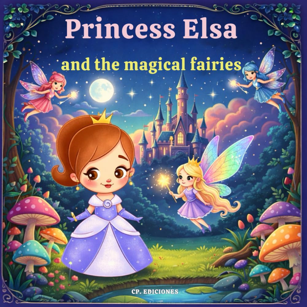Princess Elsa and the magical fairies: Coloring book - An enchanted kingdom full of fantasy, friendship and magic (Magical Princesses – Coloring Books)