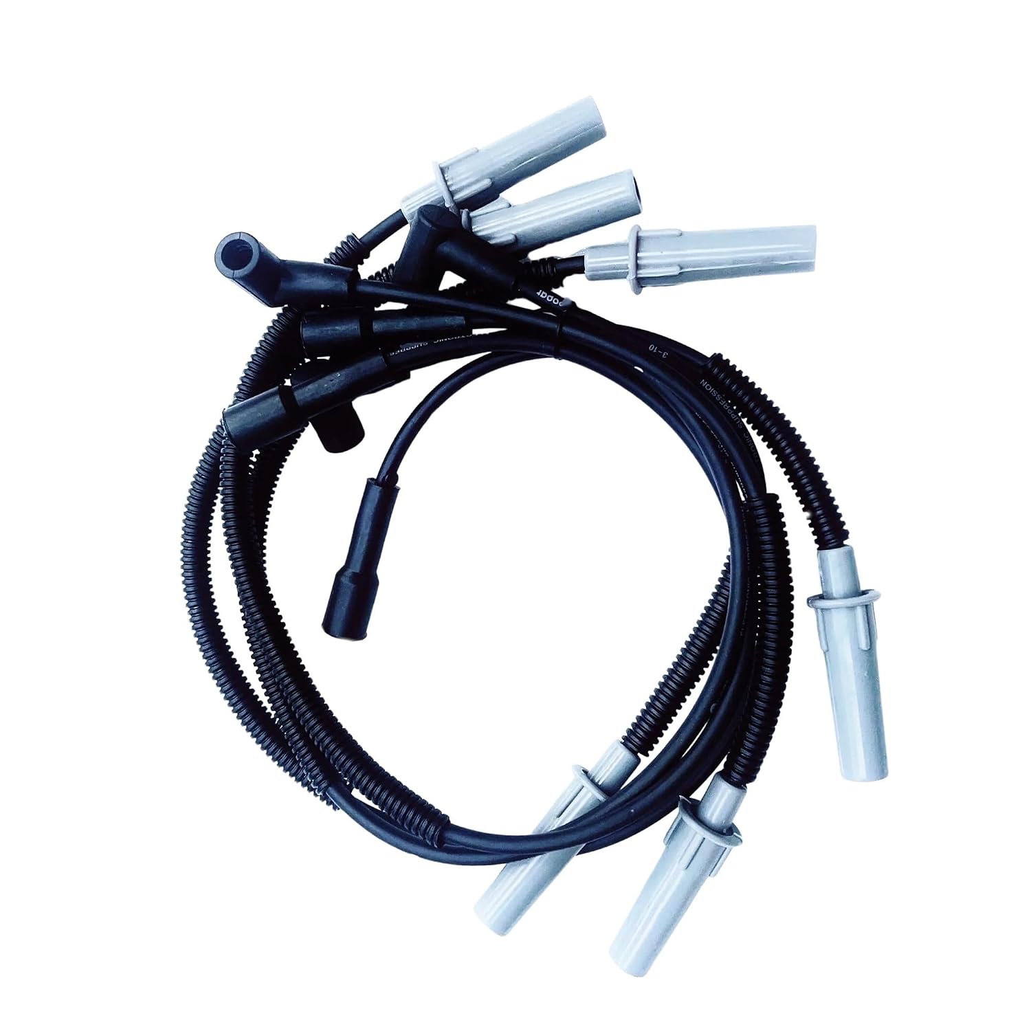 6PC/kit Ignition Cable (Ignition Wire, Cylinder Dividing Wire), 68017712AC, Compatible with: 3.8L Wrangler JK,J3， 2007-2011