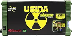 USINA Inversor 1500W Onda Senoidal Pura, Off-Grid, Entrada 12VDC, Saída 220VAC, Pico 3000W