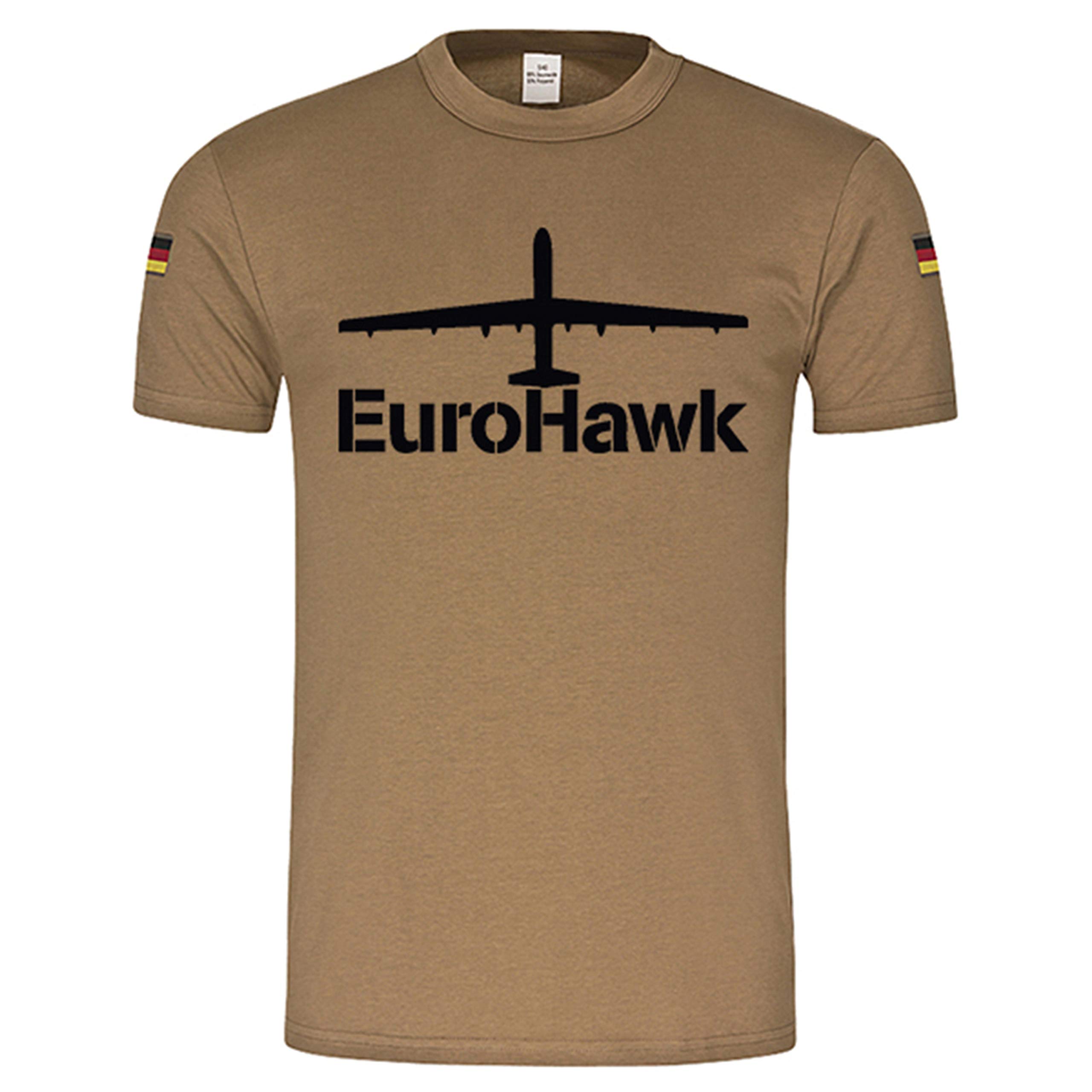 T-shirt d'aviation Euro Hawk vert robuste de marque Copytec taille XXL - 3