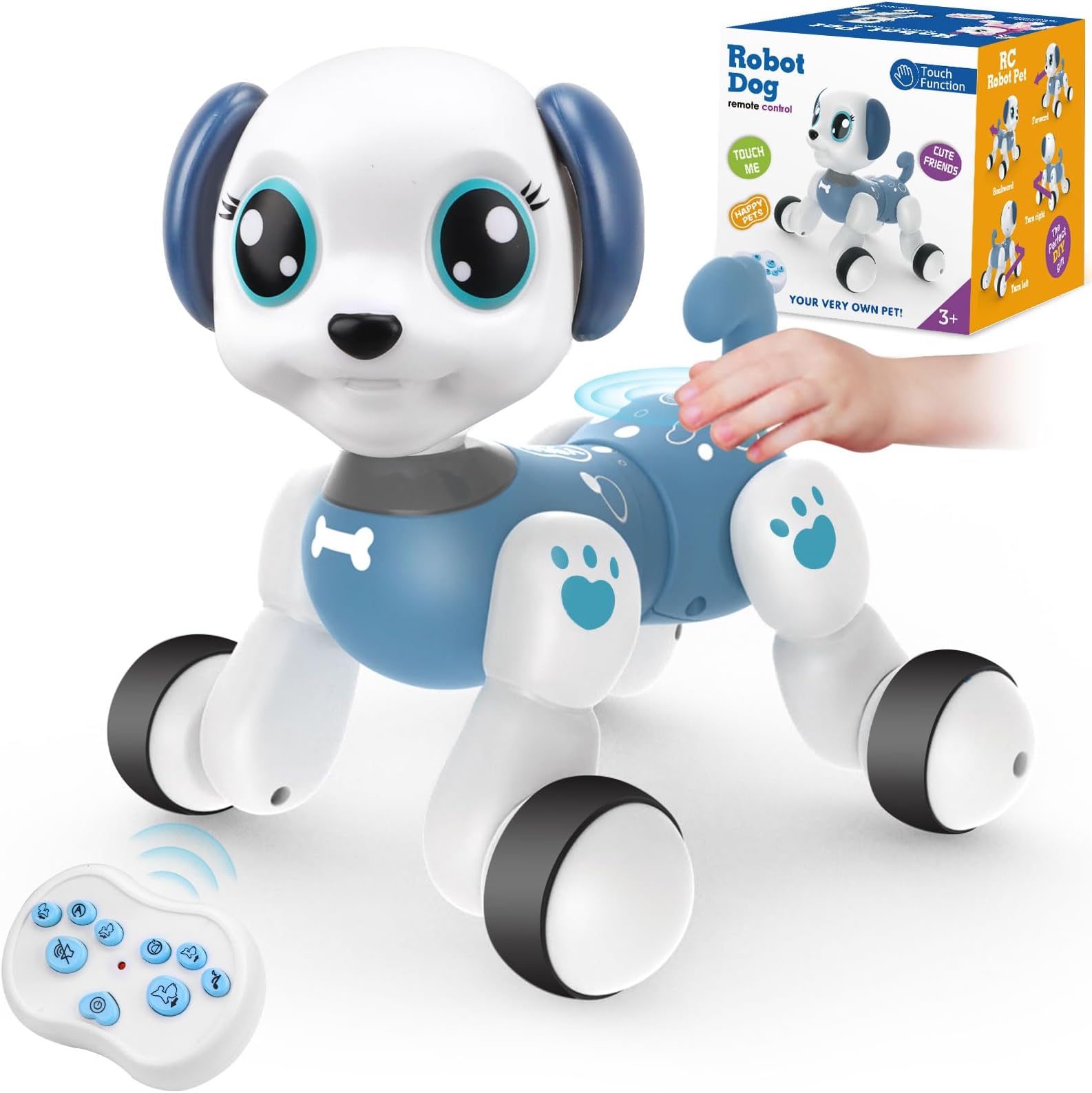 Robot Dog Toys for 8-12 Years Old Boys Girls: Remote Control Dog Robot Dog for Kids 8-12 Robots for Kids 5-7 Pet Robots Electric Puppy Toy for 8 9 10 11 12 Years Old Boys Girls