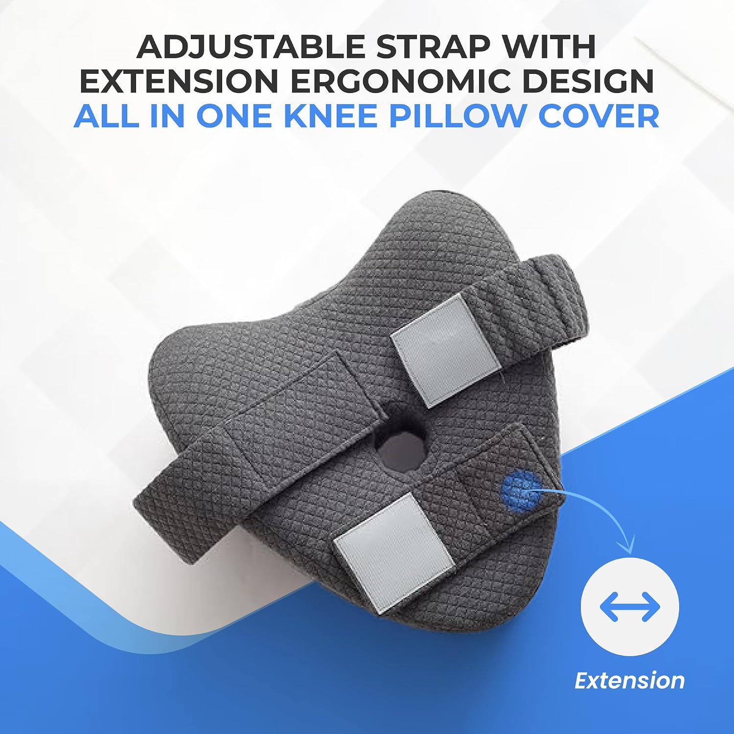 TULARIS Knee Pillow Cover Only Leg Pillow Cover Case with Zipper