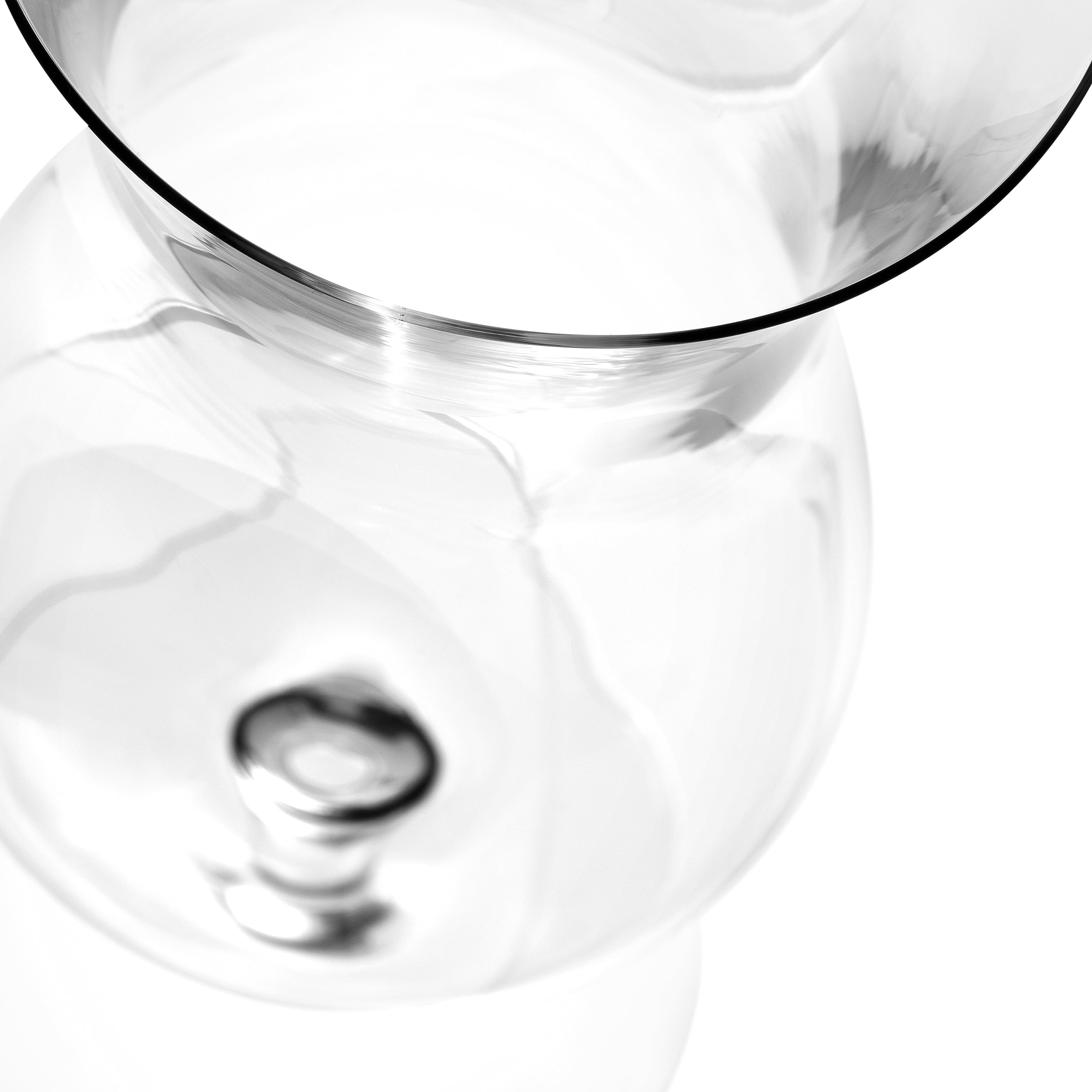 LEONARDO HOME Set 2 Bicchieri Hurricane In Cristallo 520 Ml - Calici Per Cocktail E Pina Colada, Lavabili In Lavastoviglie, Alta Capacità, Vetro Trasparente Di Qualità