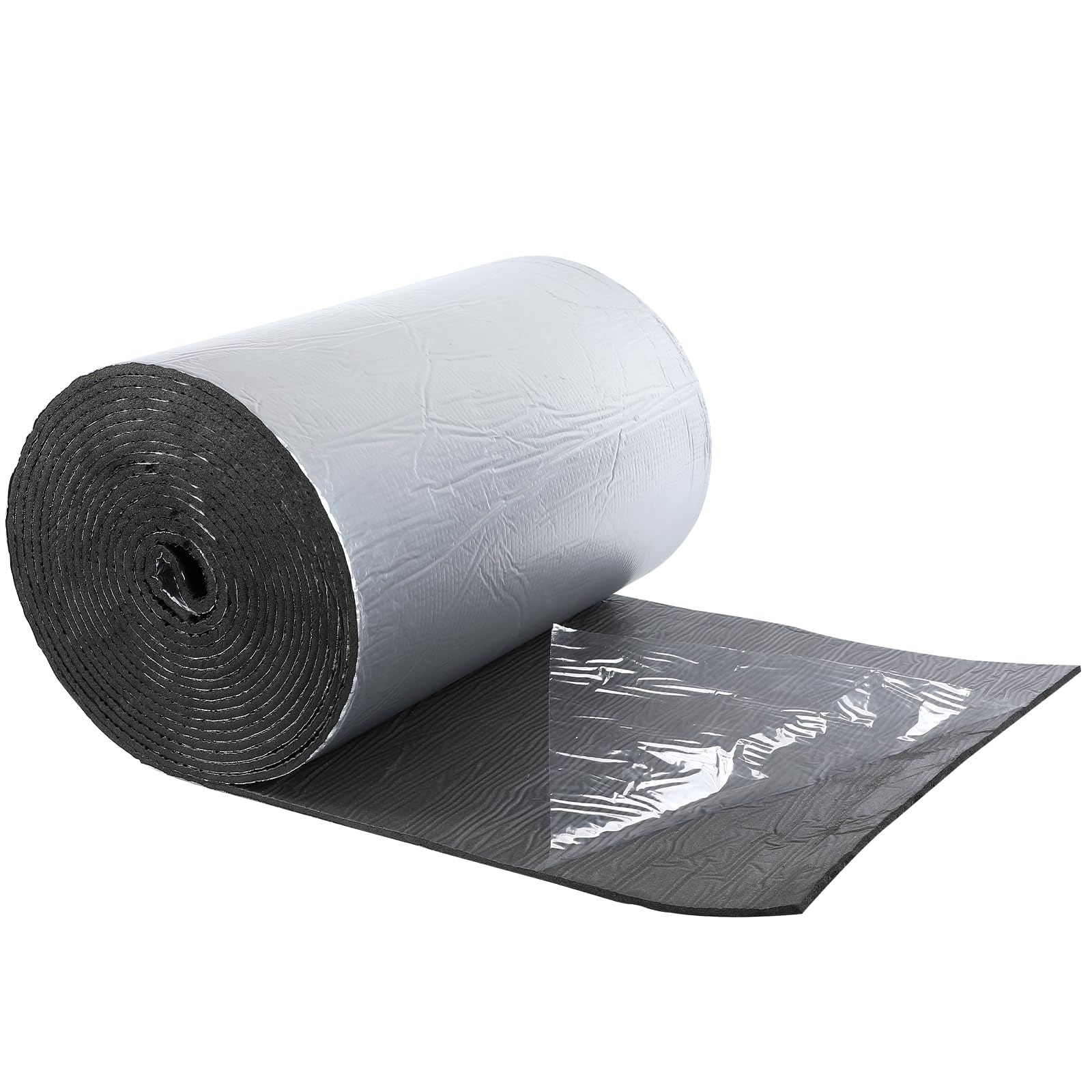 Putentfun Self Adhesive Reflective Aluminium Foam Insulation 5mm Thick, 50cm x 10m Radiator Reflector Panels, Foil Insulation Roll for Floors, Roofs, Garage Doors and Camper Vans (5㎡)