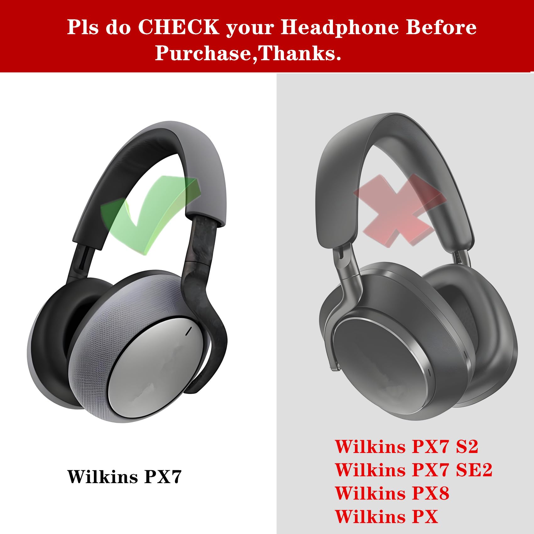 Amazon.com: YunYiYi Ear Pads Cushions Replacement Headband Pad