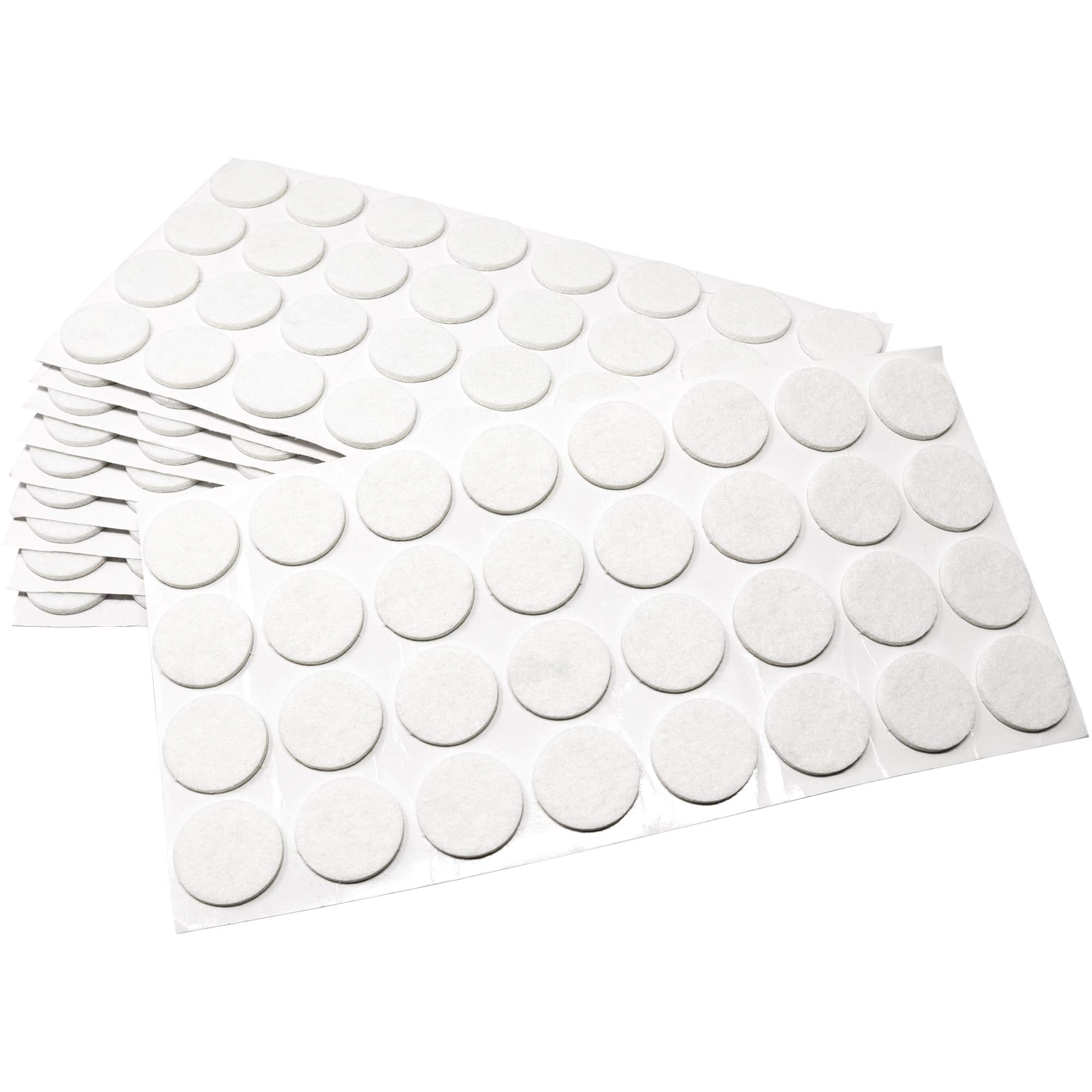 Adsamm® / 12 X Patins En Feutre / Bruns / 34 Mm / Rond