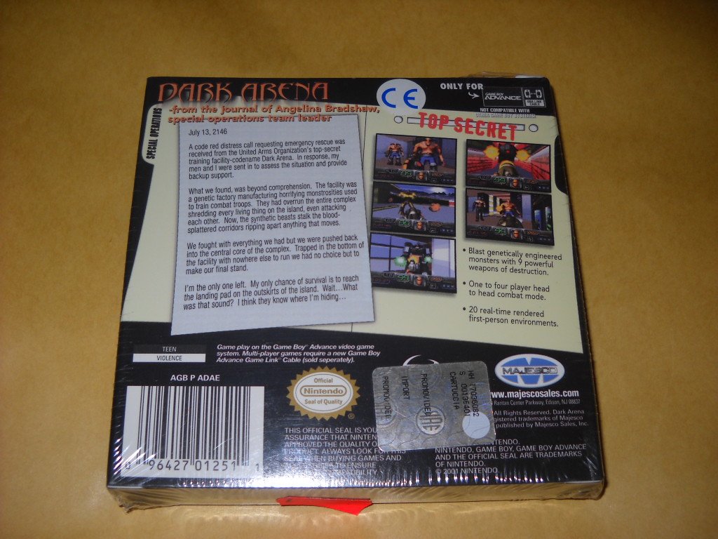 Amazon.com: Dark Arena - Game Boy Advance : Video Games