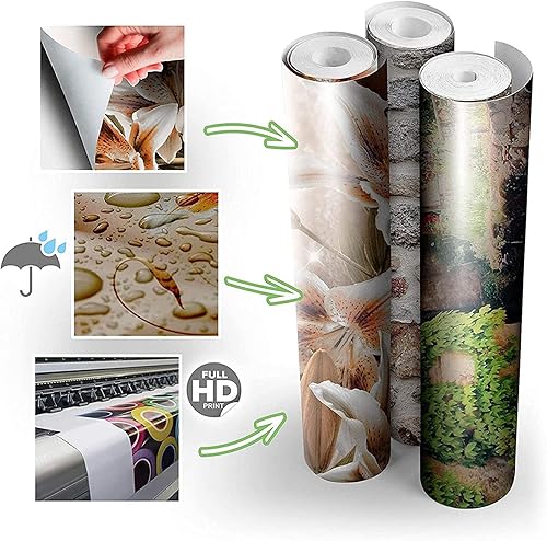 Miniatura 6 de QMETOS Mural de papel tapiz 3D personalizado con cielo 3D, cielo azul y nubes blancas, papel tapiz grande para sala de estar, dormitorio, decoración