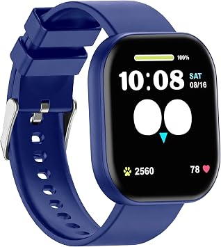 FITVII Smart Watch for Kids, 1.83'' No Phone No App Kids Watch with Heart Rate, Blood Oxygen, Sleep Monitor, Pedometer, Alarm Clock, Puzzle Games, Music and Audio Stories for Boys and Girls Ages 4 12