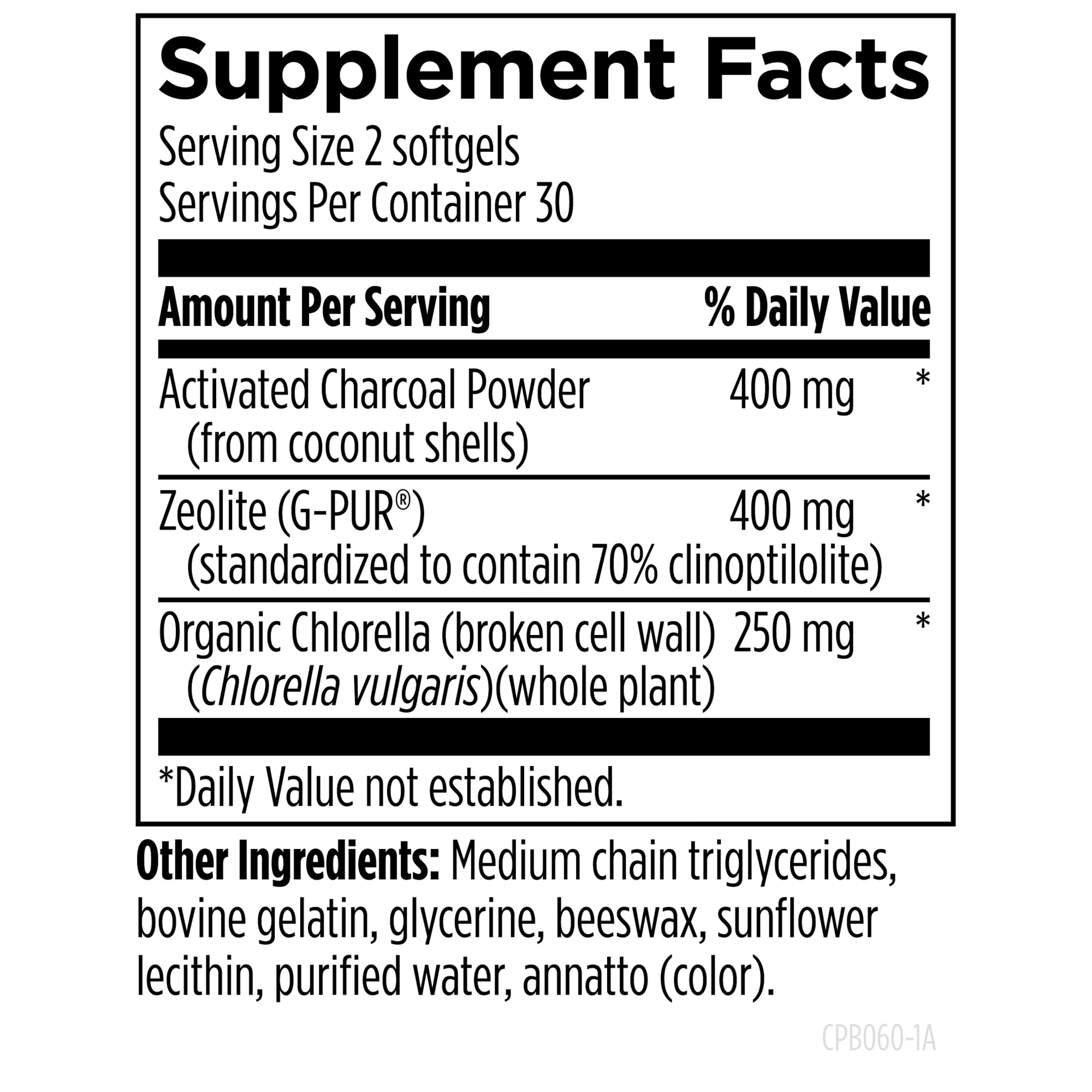 Designs for Health Charcoal Plus Binder, Detox Support, 60 Softgels — Amazon image 5