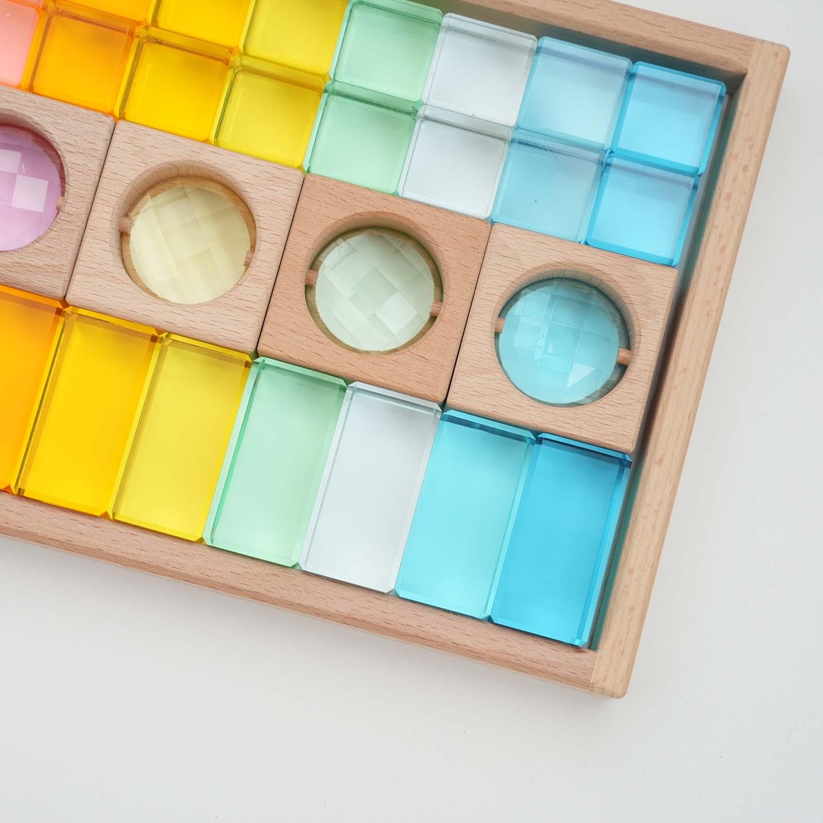 Würfelset Aus Glatten Acrylwürfeln für Jungen, Mädchen Und Kleinkinder – Ideales Geburtstagsgeschenk